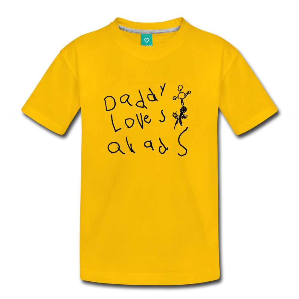 Daddy Loves Quads (Kids) - sun yellow
